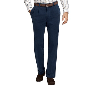 Elliot Fit Garment-Dyed Chinos - Navy